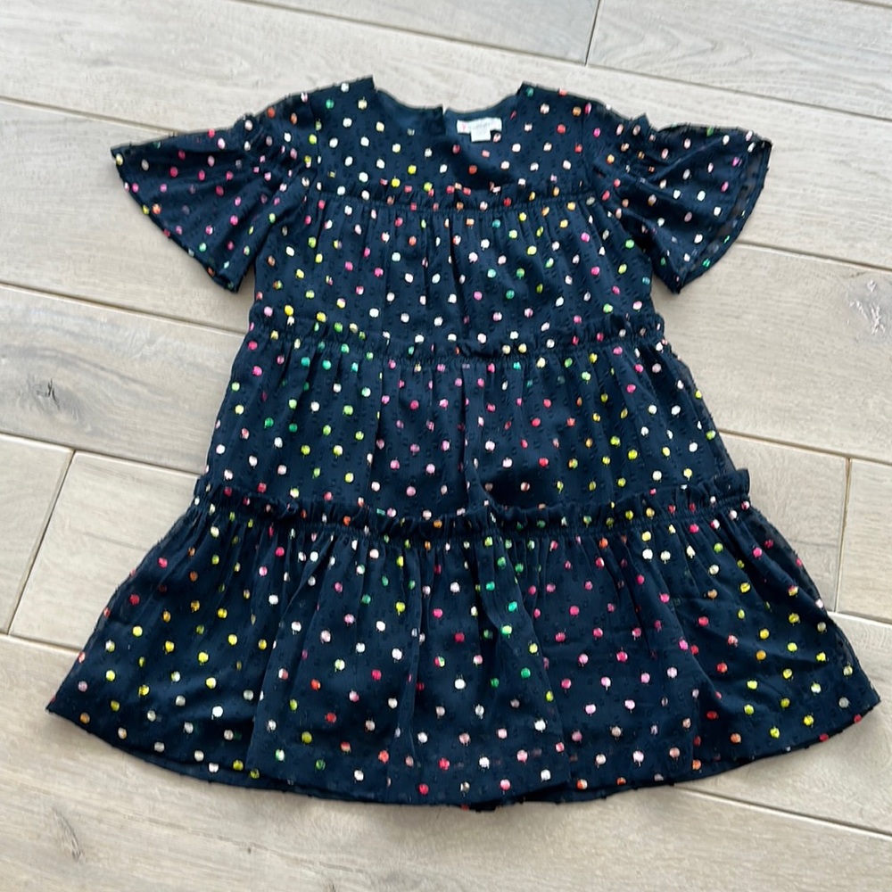 Crewcuts Dress Size 6 Metallic dots